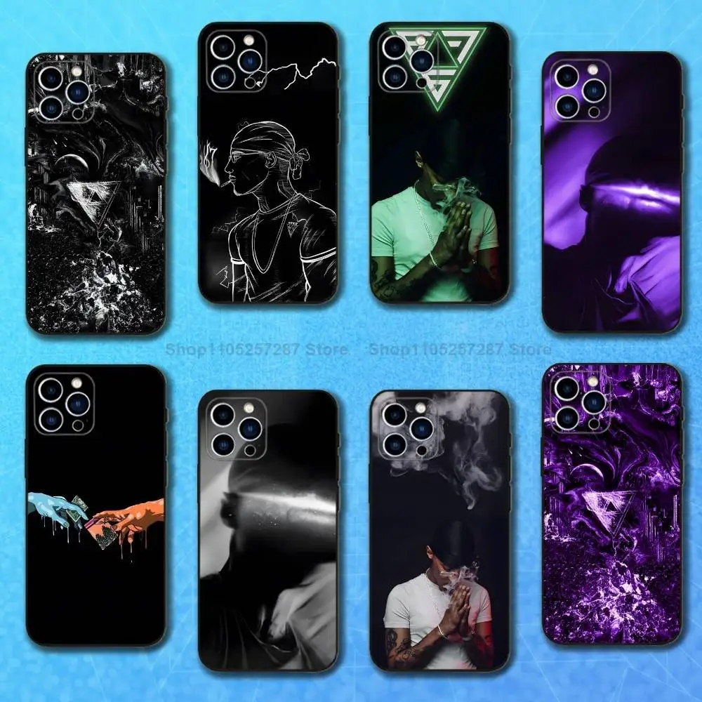 حافظة Sanger F-Freeze C-Corleone لهاتف iPhone 11,12,15,14,13,16,17,Plus,Pro Max,XS,X,XR,SE,Mini,8,7,Soft Silicone Black