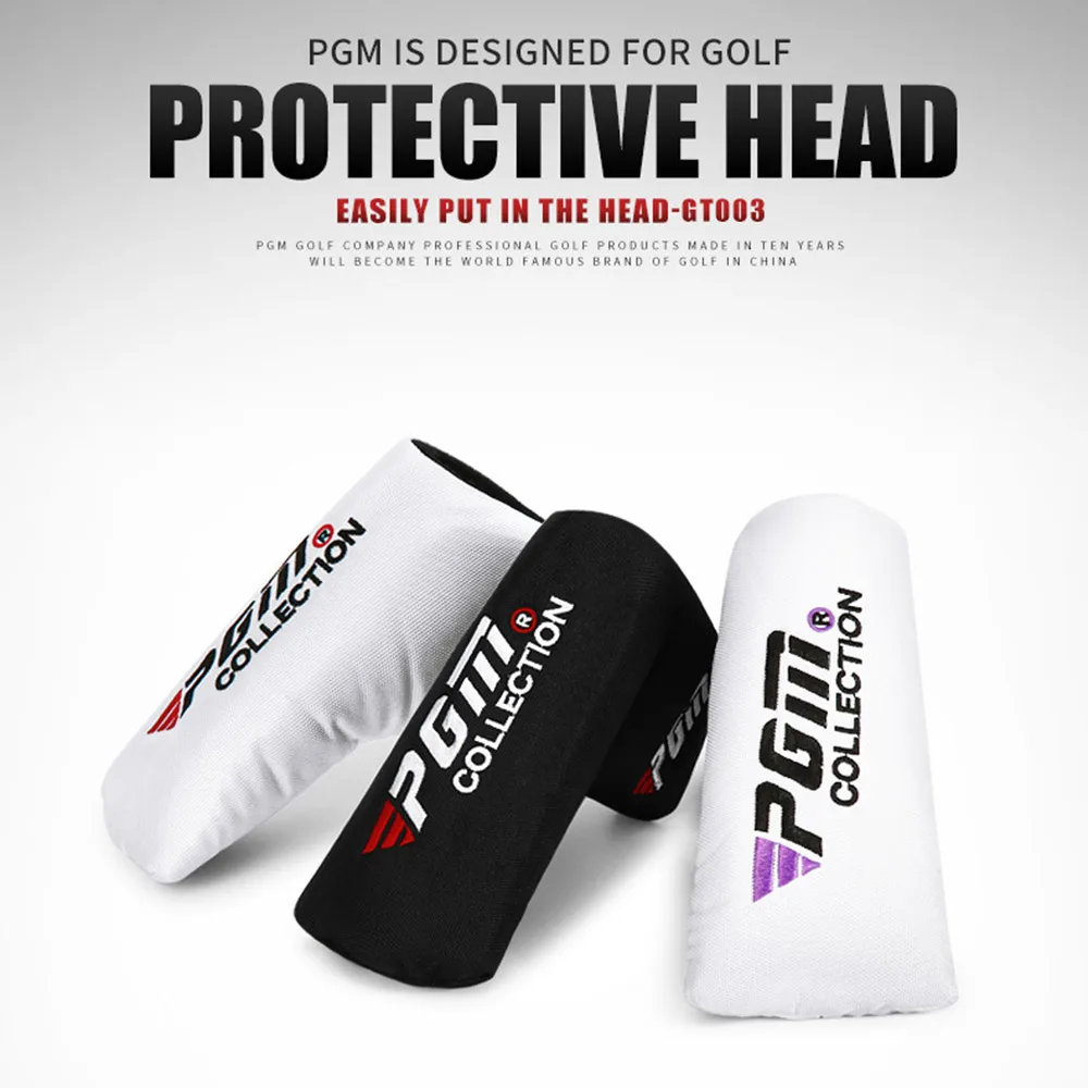PGM Golf Putter Cover Headcover Durable Golf Club Head Cover Iron Protective Headcover Fits Most Clubs