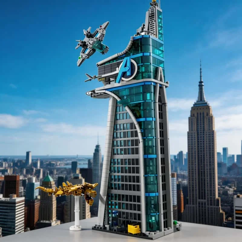 

Совершенно новая классическая модель башни Battle 5201PCS, креативные строительные блоки, строительные кирпичи, набор для сборки уличной сцены, игрушки для взрослых, рождественские подарки.