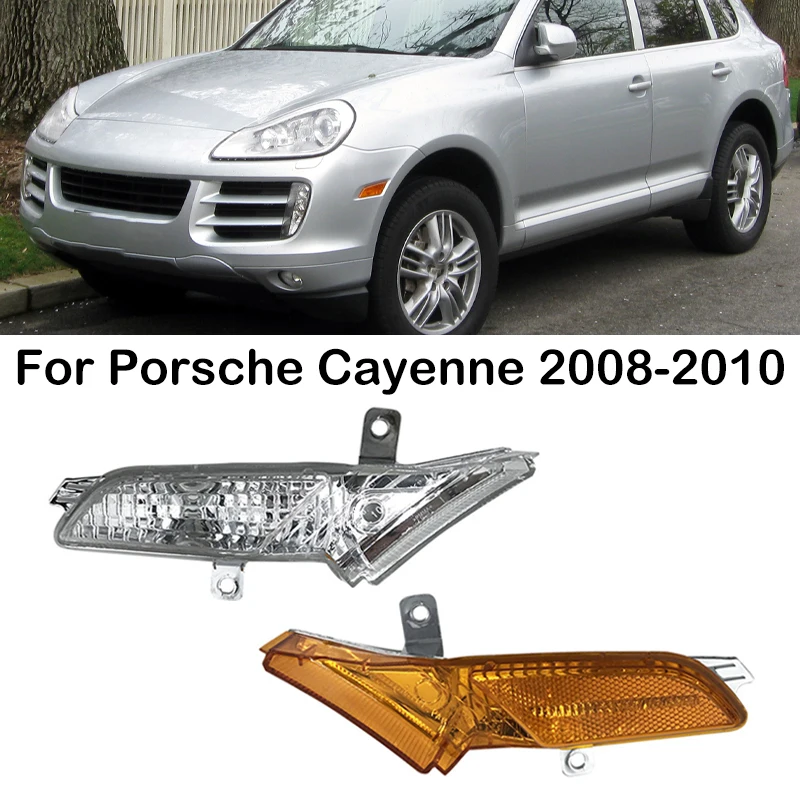 

Для Porsche Cayenne 2008 2009 2010 автомобильный передний боковой маркер ретранслятор светильник сигнал поворота лампа крышка 95563103501 95563103601