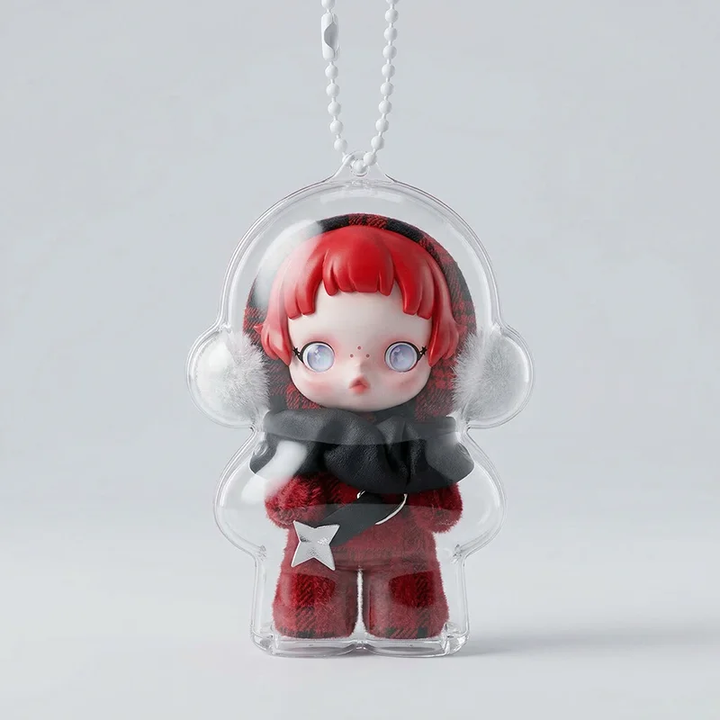 

Protective Cover Transparent Portable Organizer Box For Skull Panda for Skullpanda Case Plush Dolls Display Bag Birthday Gift