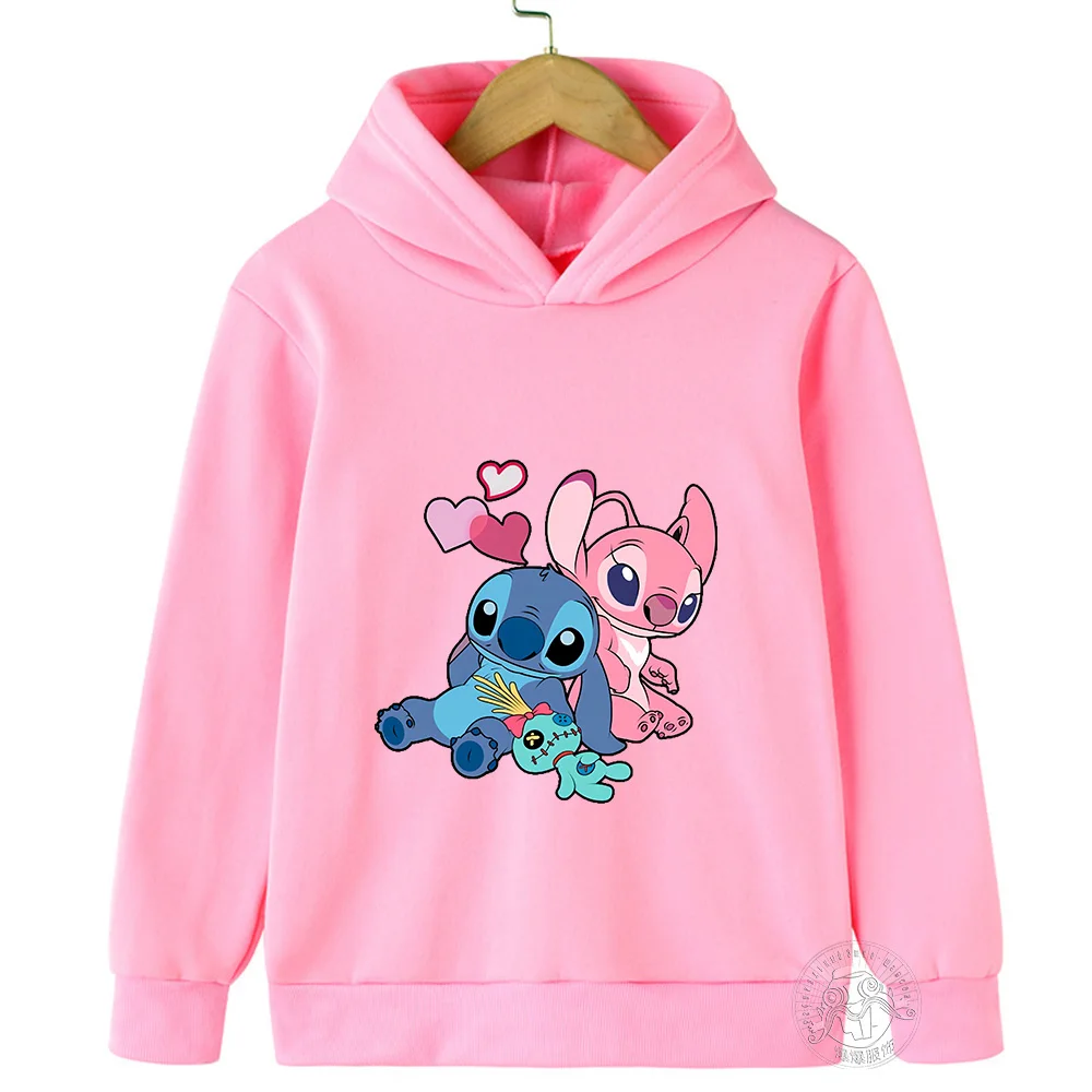 Abbigliamento per bambini felpe con cappuccio cucite ragazzi ragazze felpe Casual a maniche lunghe tops2-13 anni serie Disney top Casual