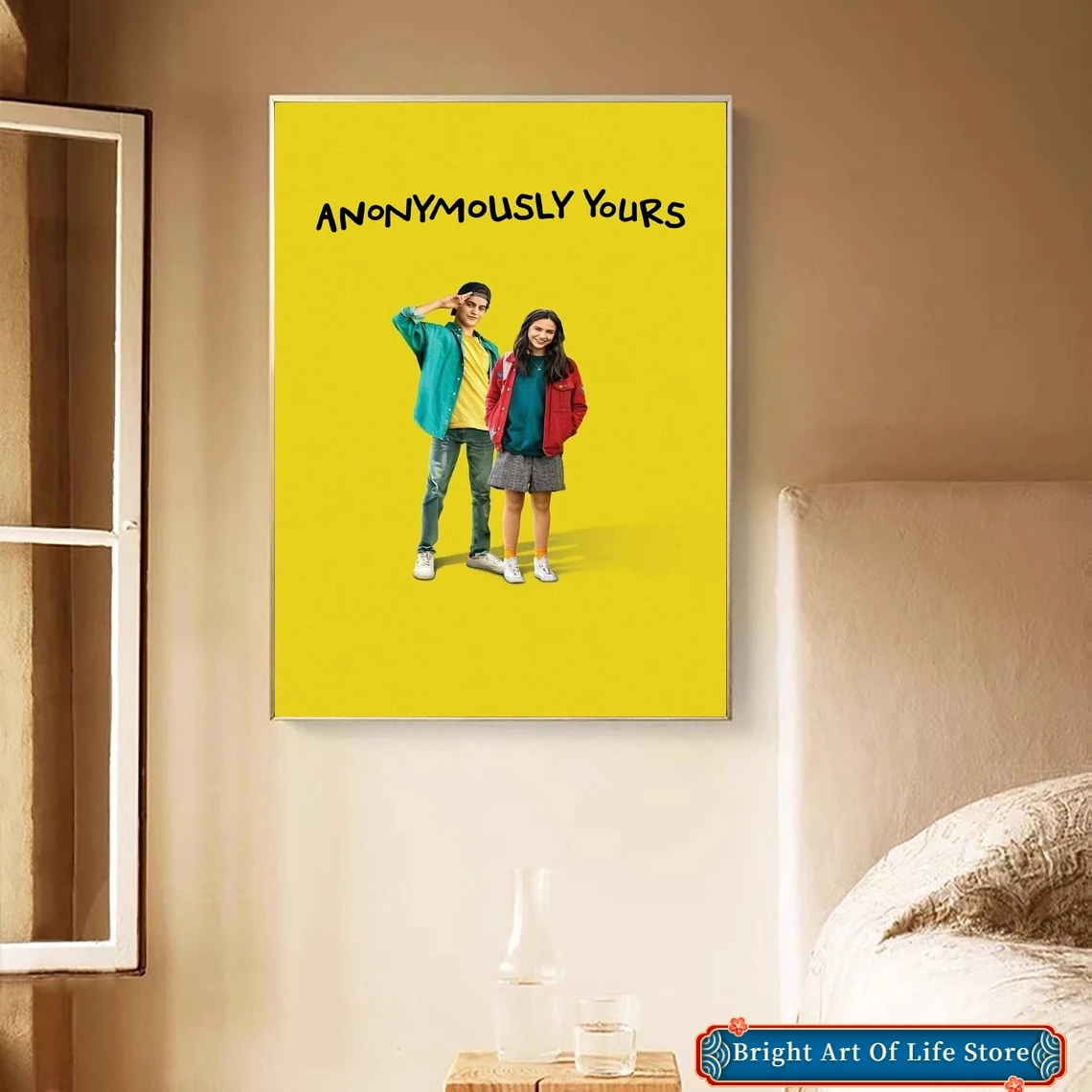 Anonymously Yours (2021) Movie Poster Art Cover Star Photo Print Apartment Home Decor Wall Painting (No Frame)