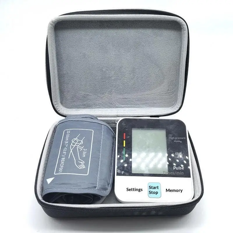 【C】Hard Carrying Organizer Case For Wireless Upper Arm Blood Pressure Monitor With Cuff Standard And Large Arms (BP786/BP785)