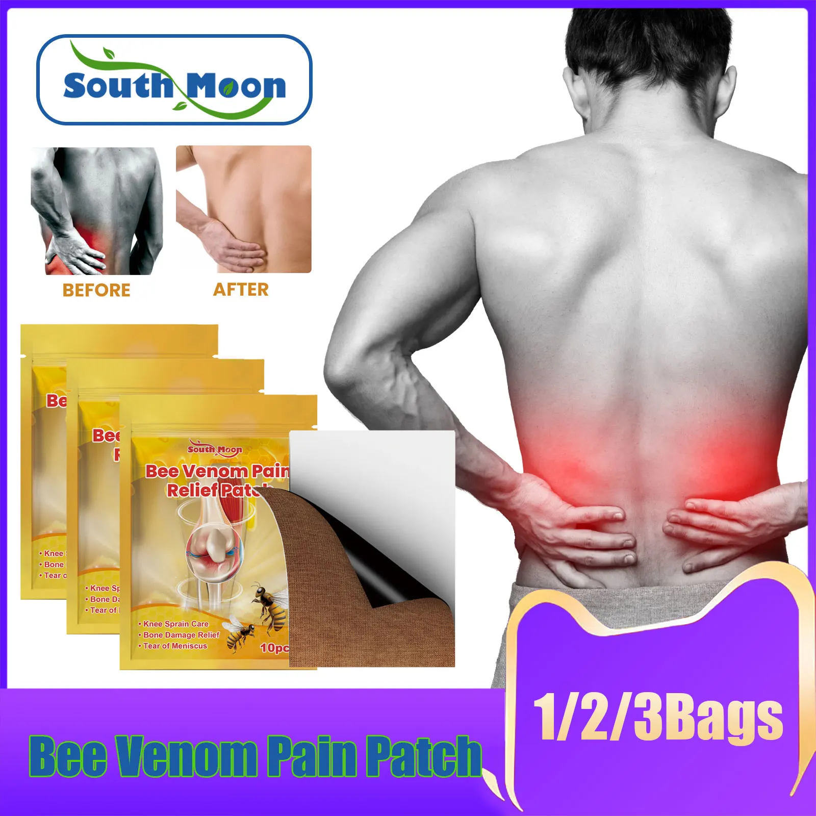 

Arthritis Pain Relief Patch Rheumatoid Treatment Treating Meniscus Ache Joint Inflammation Relieving Bee Venom Analgesic Patches