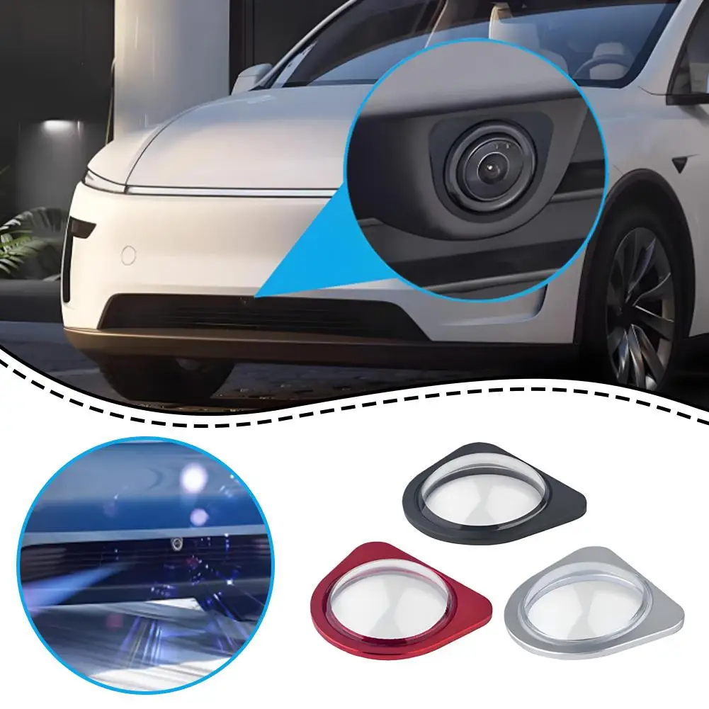 

3.3×2.9×0.8cm Custom‑Fit Tesla Front Camera Protector Self‑Adhesive Anti‑Fingerprint Waterproof Lens Shield,Protection Accessory