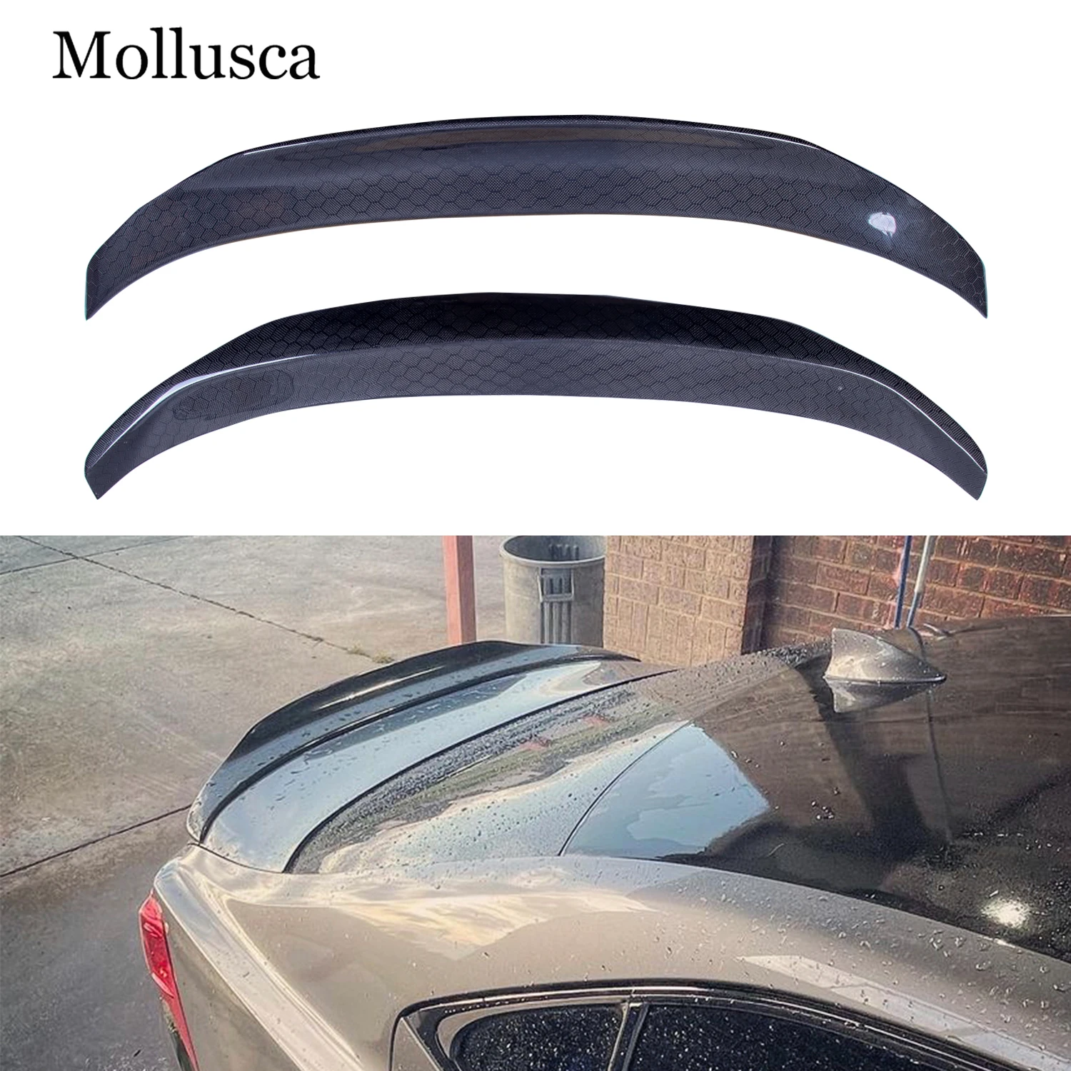 

For Lexus IS E3 3rd generation PSM Style Honeycomb Carbon fiber Rear Spoiler Trunk wing 2013-2020