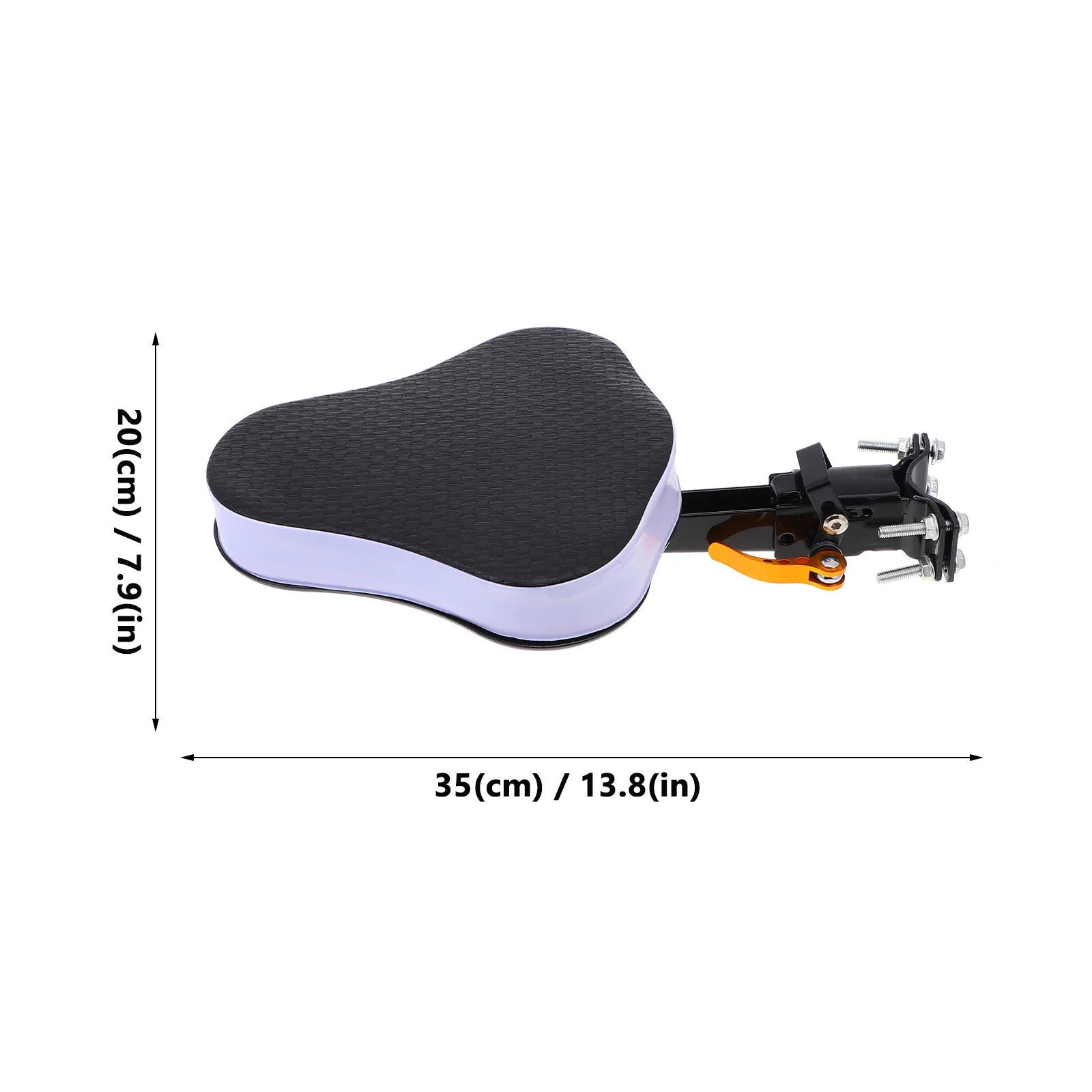 1Set الاطفال دراجة كهربائية السرج آمنة مريحة مقعد الطفل تجميع بسيط قدرة حمل قوية مسند الظهر مقعد الدراجة الكهربائية #2