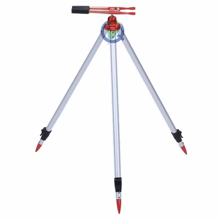 New 75mm-120mm Mini Telescopic Tripod Total station Centering Rod Clip Scalable Mini Prism Pole Bracket  Tower Ruler Support