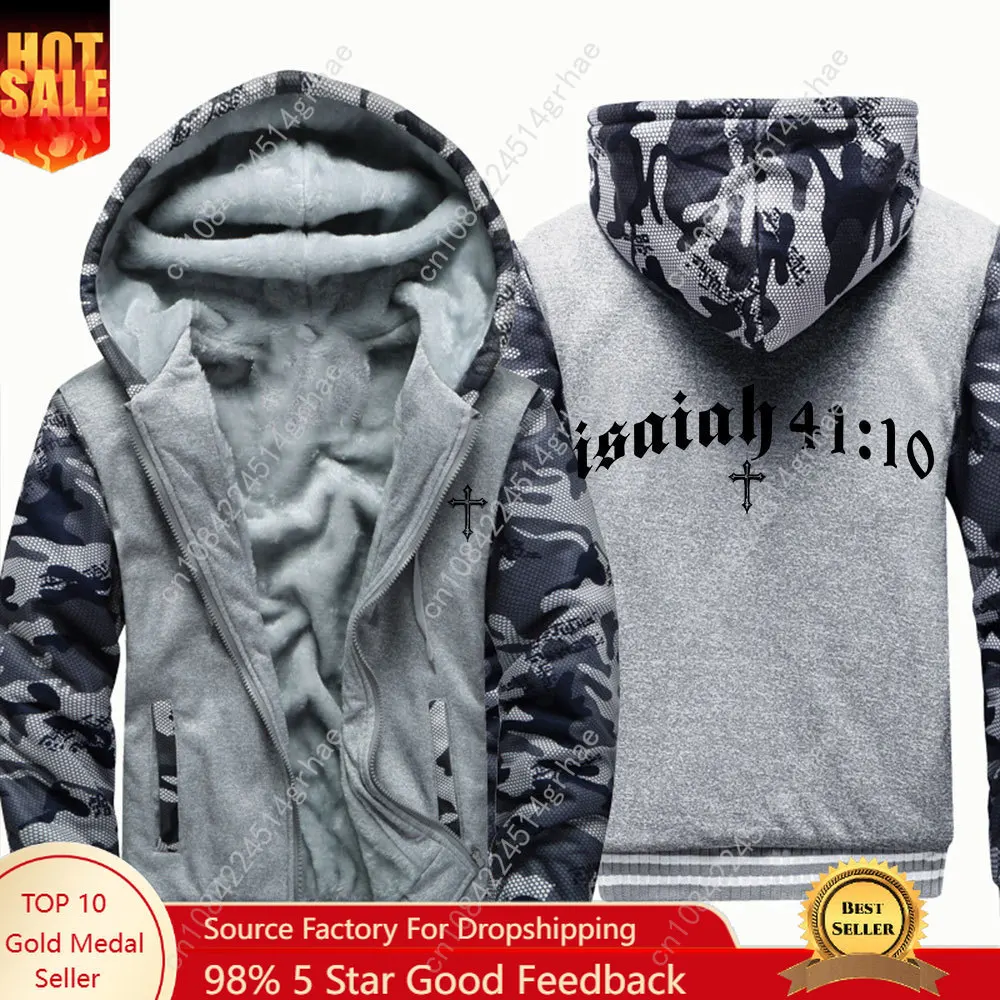 

Men's Y2K Jacket Camouflage Thicken Winter Jackets For Men Fleece Long Sleeve Coat Man Casual Hoodies Streetwear Men's Coats