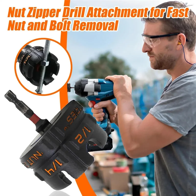 

HHO-Сверло для вставки гаек, портативный нескользящий сверхмощный инструмент для обслуживания, насадка для домашнего техника