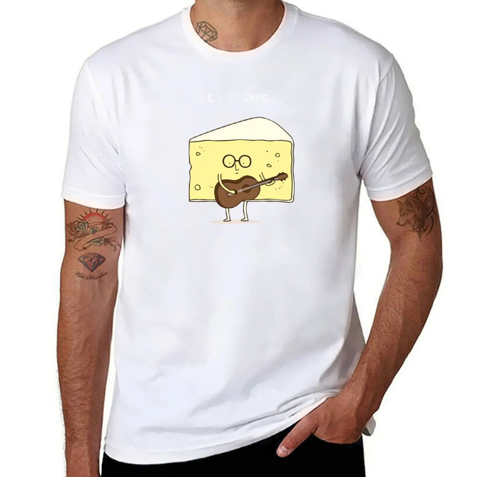 

Let it brie... T-Shirt t shirts for man cotton soft essential t shirt T-Shirt