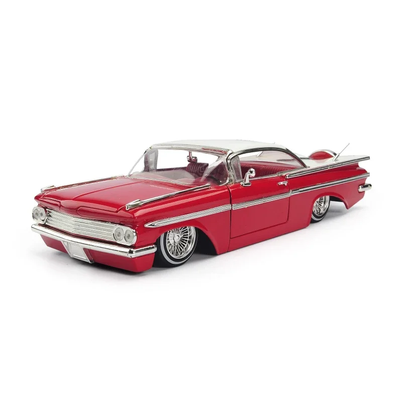 1:24 1959 CHEVY IMPALA Vintage Classic Car High Simulation Diecast Metal Alloy Model Car Chevrolet Toys For Kids Gift Collection