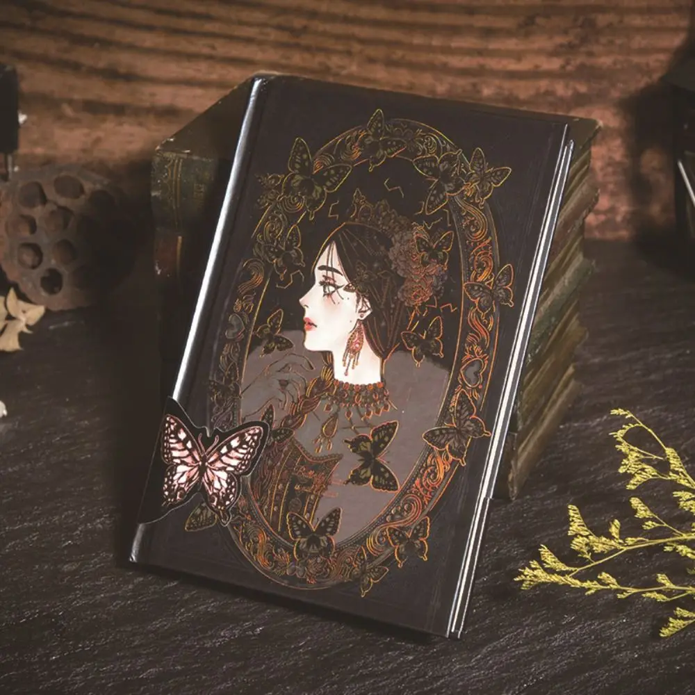 Gift Hand Ledger Gothic Notebook Retro Vintage Diary Book Hardcover Exquisite Notepad Student