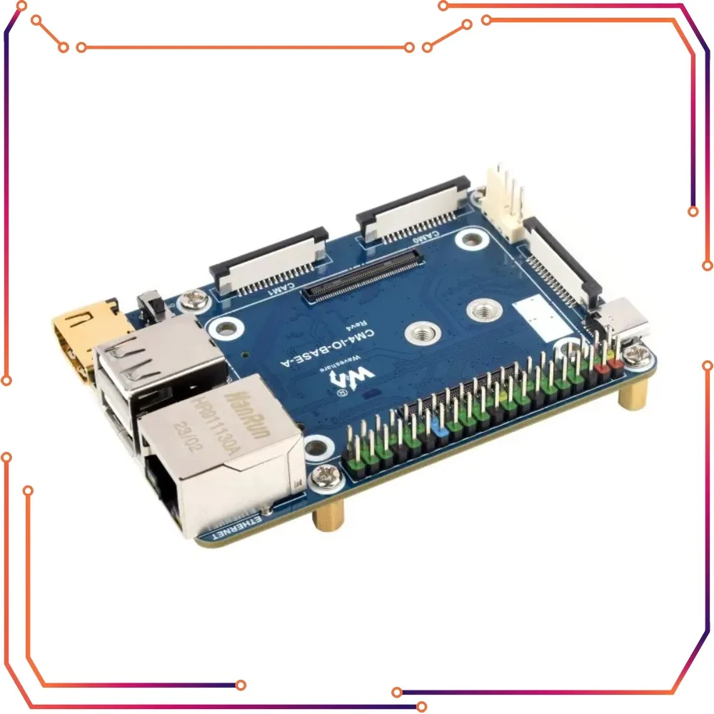 MICROBOT CM4-IO-BASE-A,Mini Base Board (A) Designed for Raspberry Pi Compute Module 4