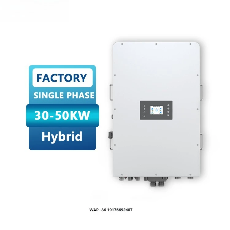 Hybrid Three Phase  30KW 60KW Hybrid On/off Grid Solar Power Pure Sine Wave Output Energy Power System Inverter