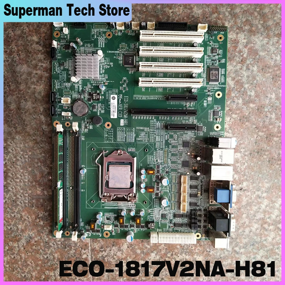 ECO-1817V2NA-H81-6COM VER:C10 industrial control motherboard EC0-1817V2NA-H81