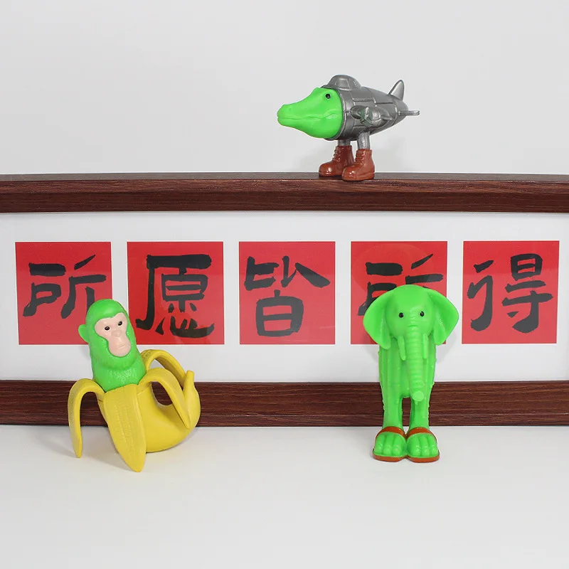 Tung Tung Tung Sahur Tralalero Tralala ตัวเลขของเล่น Figurine Collector's Figure Action Shimpanzini Bananini เครื่องประดับตุ๊กตา