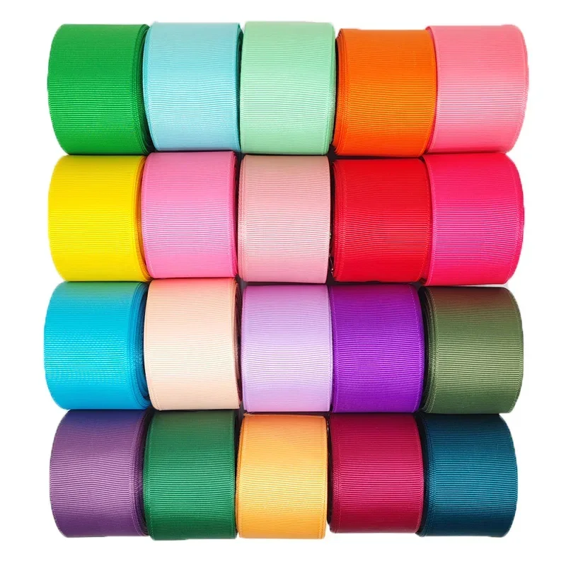 (9Meters) 25mm 38mm Grosgrain Ribbon/ Super Dense Grosgrain Ribbon for Hair Bows Making/ Grosgrain Ribbons for Sewing