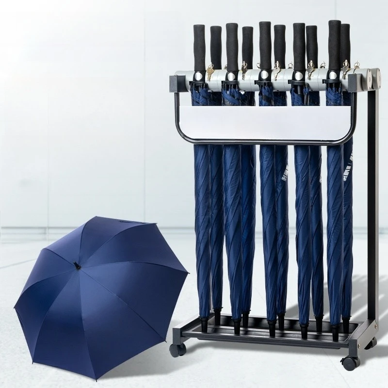 

Commercial locked bank hotel lobby entrance iron door convenient storage rack