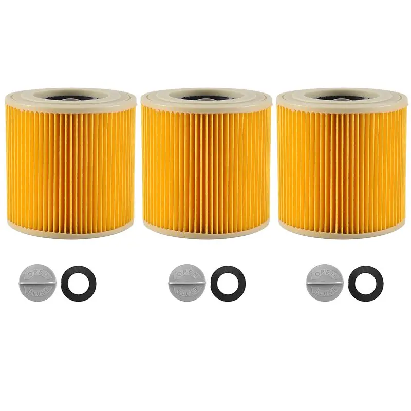 

A19F-Cartridge Filter For Karcher Vacuum Cleaner WD3 Premium WD2 WD3 WD1 MV3 MV2 WD 3 P Extension Kit Against Fine Dust