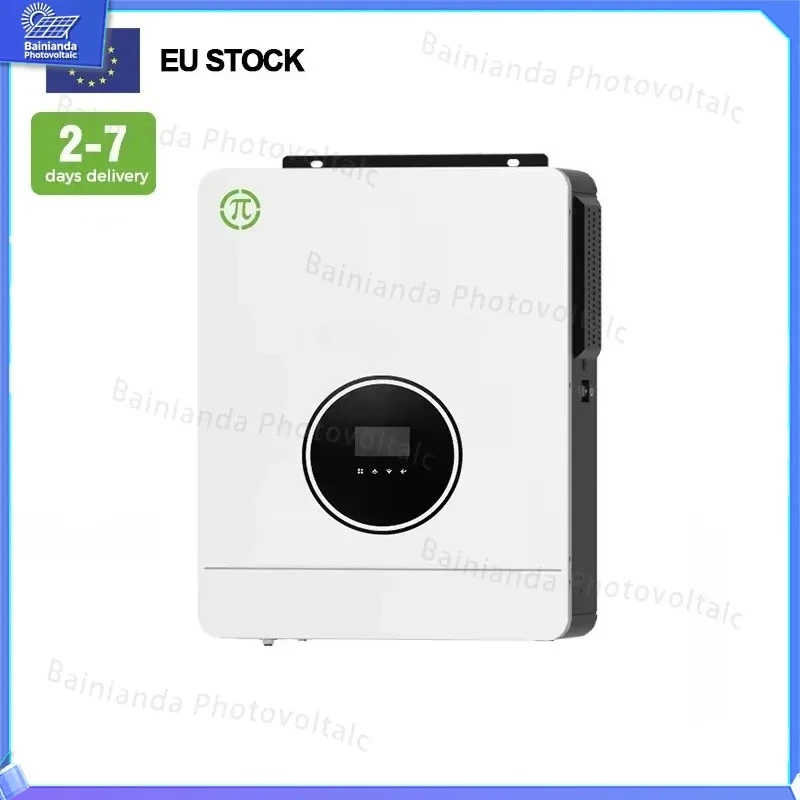 3KW 6KW Solar Inverter 48V DC to 230V AC Pure Sine Wave Grid Tie Hybrid Off Grid Residential PV Inverter for Home Solar Power