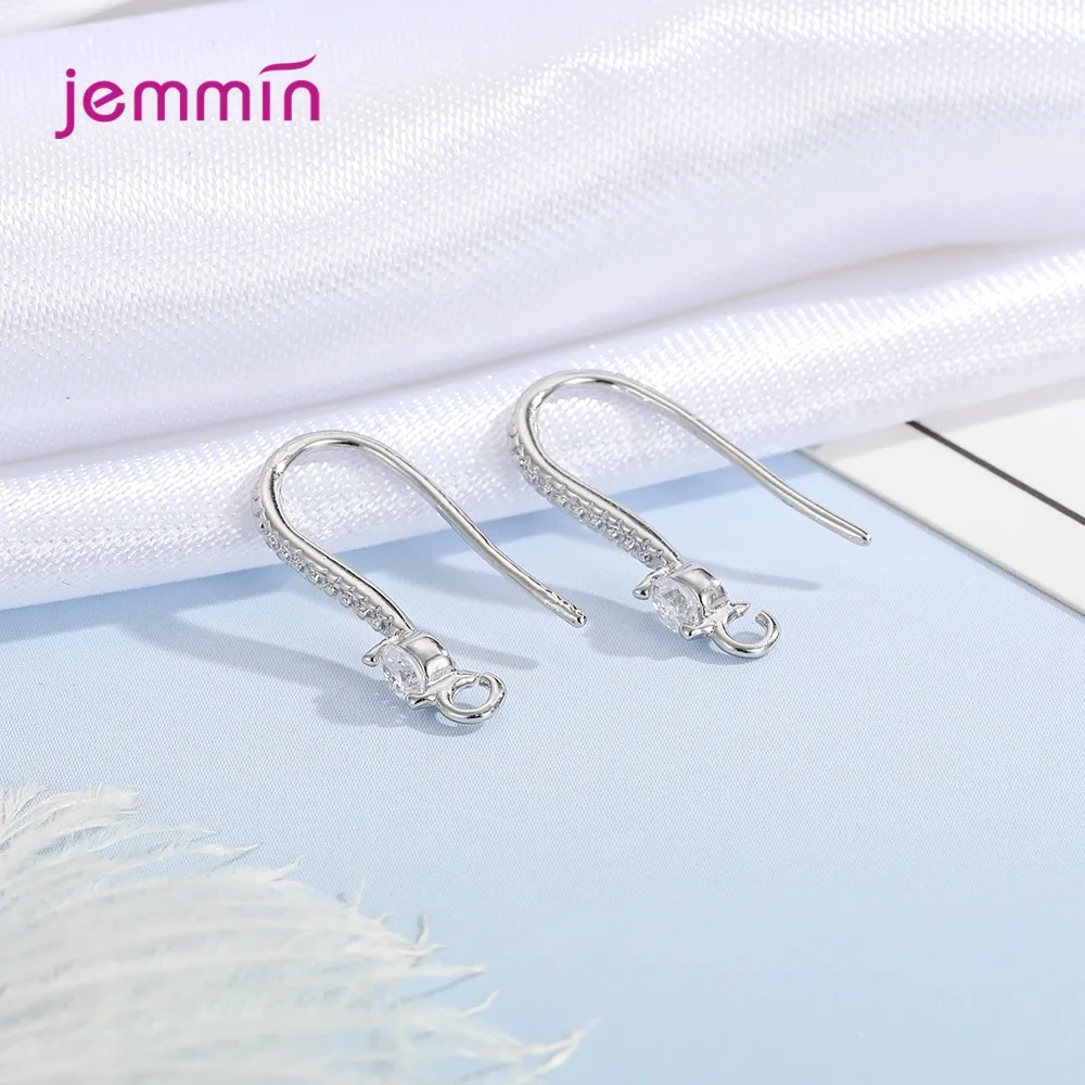 925 Sterling Silver Earrings Hooks Crystal Jewelry Accessories Earring Making Supplies Bulk Items Wholesale Drop Shipping