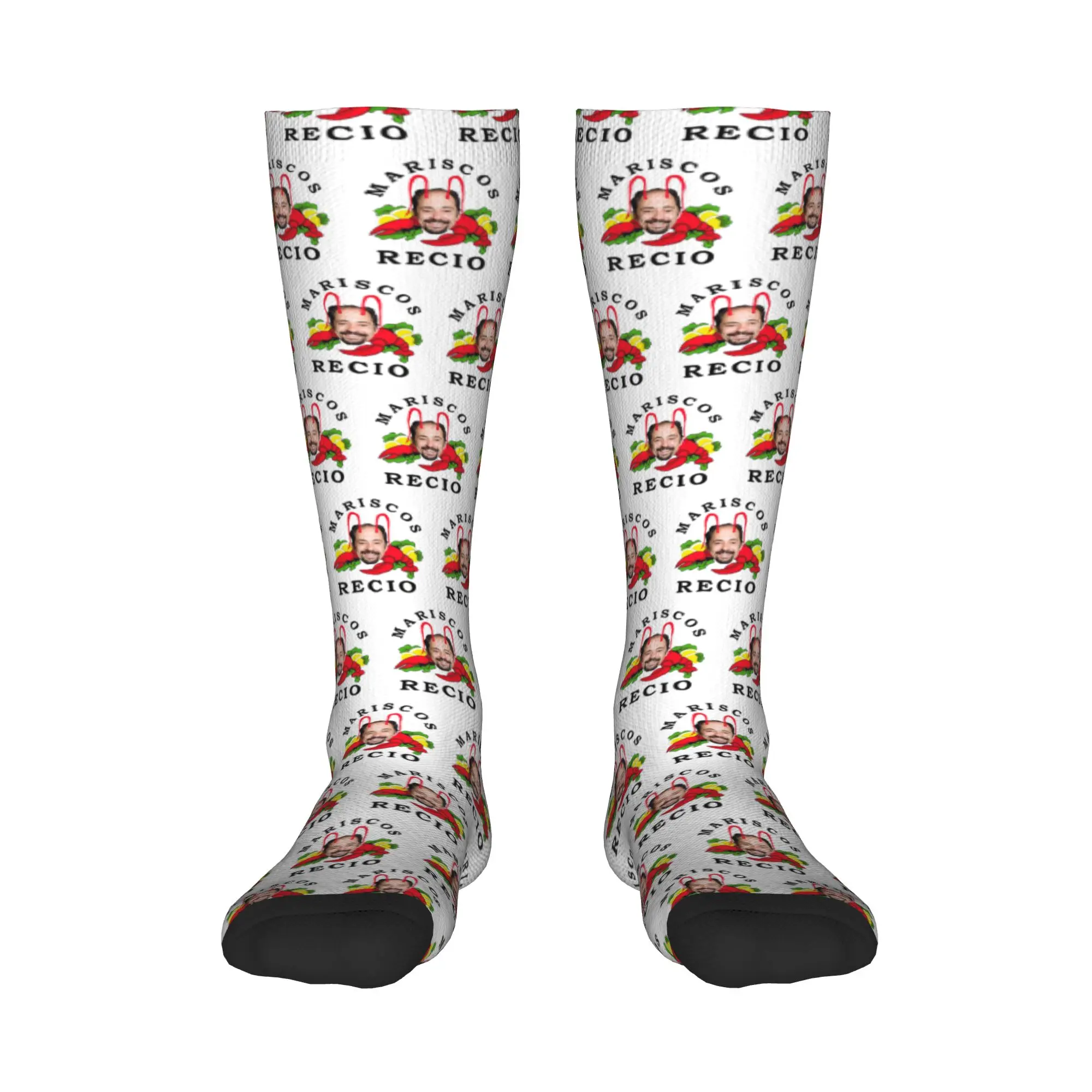 

All Seasons Crew Stockings Antonio Recio Socks Harajuku Casual Hip Hop Long Socks Accessories for Men Women Gifts