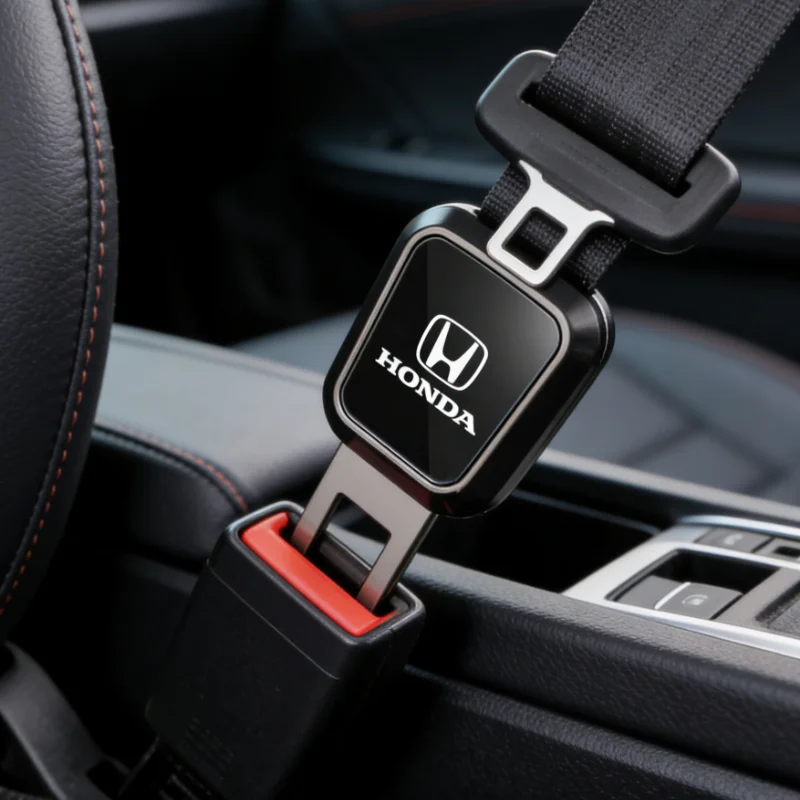 Extensor de Cinturón de Seguridad para Auto, Correas de Hombro Extensibles con Botón Universal para Honda Civic FIT CRV Accord Jazz, Accesorios Interiores para Auto