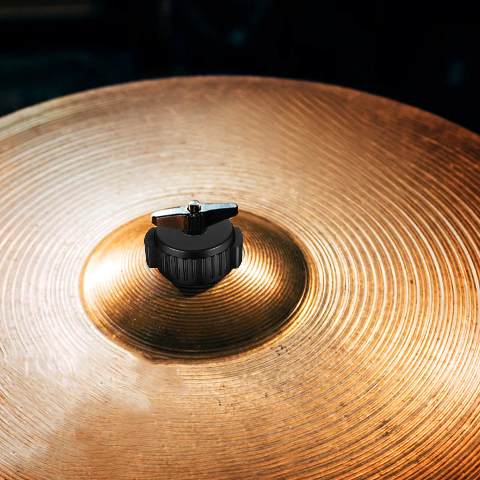 

5 Black Cymbal Nuts Screw Cap Quick Release Lightweight Vibration Damping Compatible St Accessories Drum Hardware