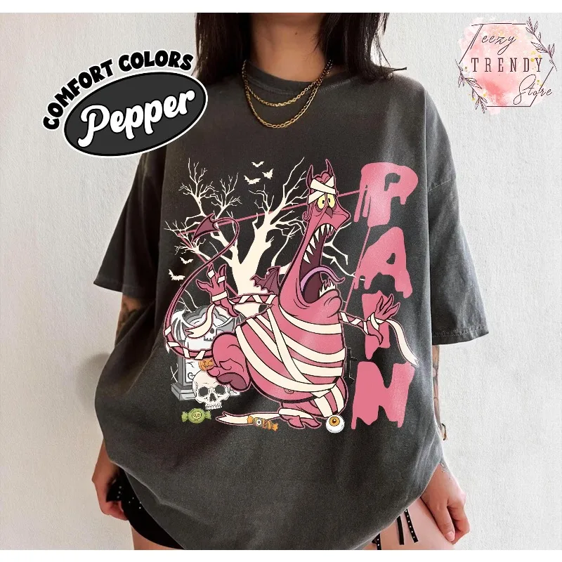 

Disney Villain Strongman T-shirt Women's Pure Cotton T-shirt Summer New Men's and Women's Casual Fashion Street Wear