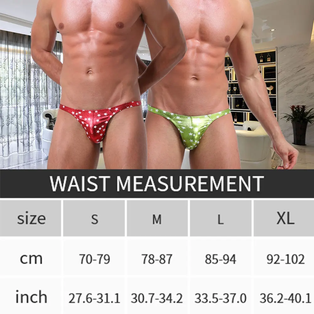 الرجال ثونغ تقليد الجلود مثير موضة منخفضة الارتفاع ملابس داخلية مرنة ضيق شخصية العصرية الرجال تنفس عشوائي 2/3/4 قطعة