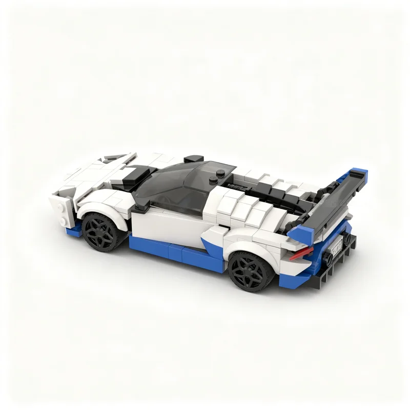 273 elementy MOC City Champions Lamborghini Huracán STO Model Klocki Konstrukcyjne Zabawki Prezent na Boże Narodzenie Pomysł na DIY Edukacja