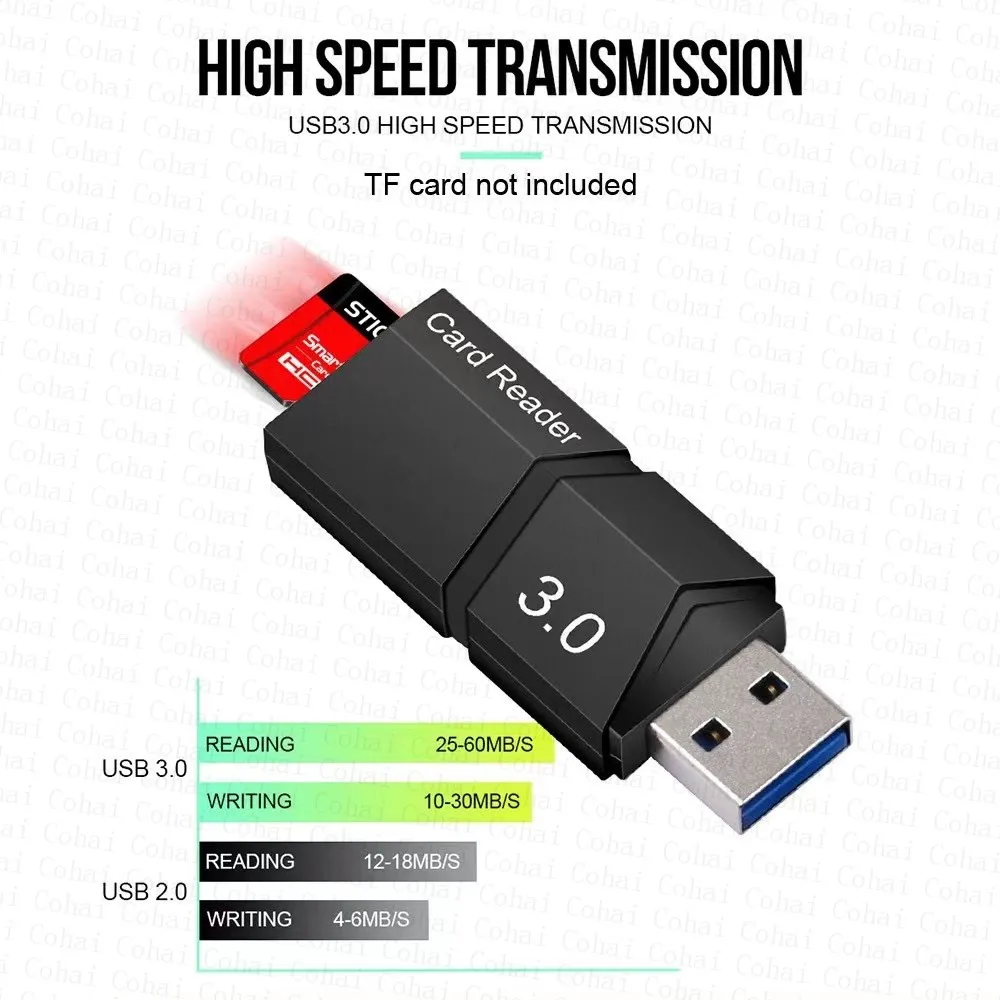 جديد مايكرو قارئ البطاقات SD USB 3.0 قارئ بطاقة 2.0 ل USB مايكرو SD محول فلاش حملة قارئ بطاقة الذاكرة الذكية قارئ البطاقات SD