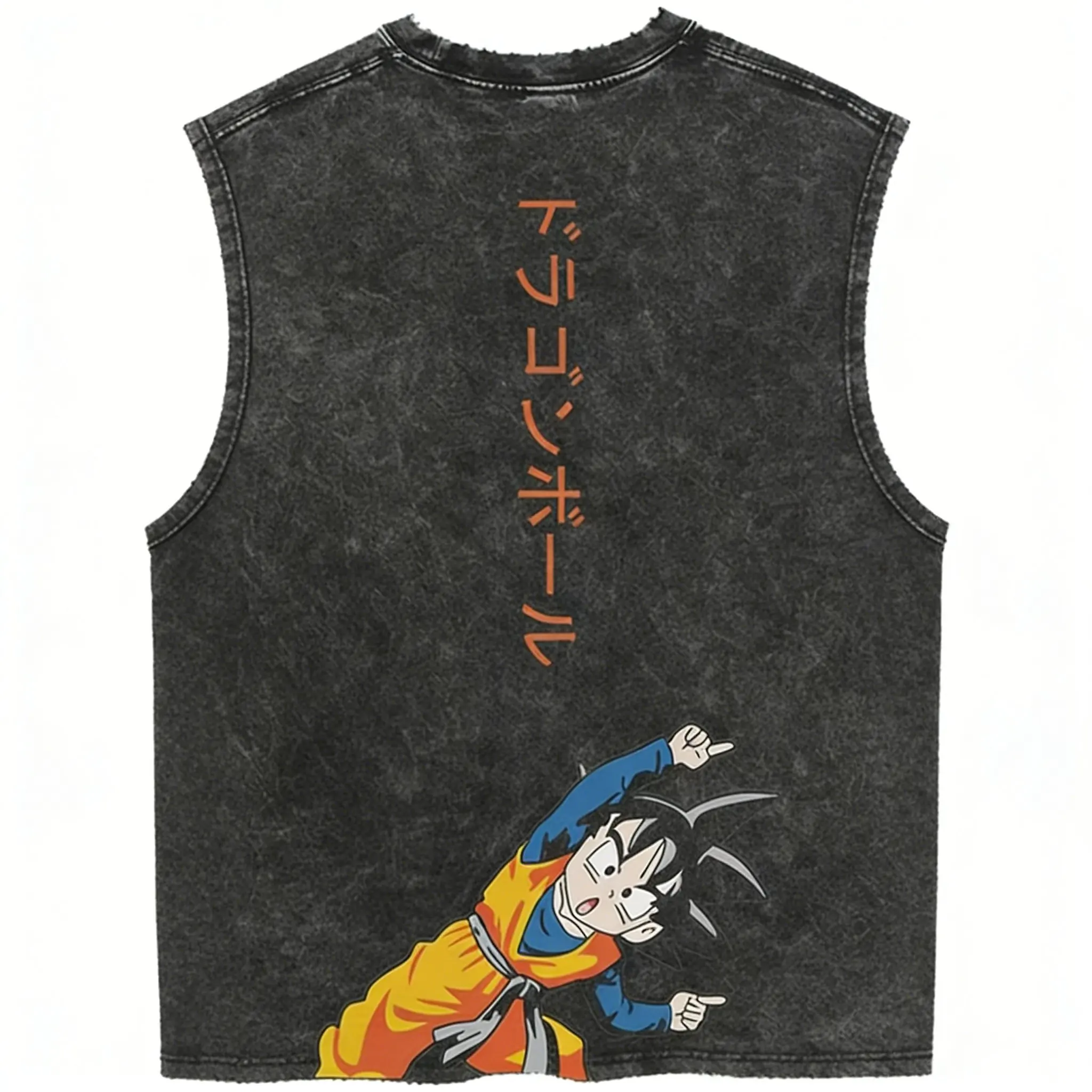 Sommer 2026 Harajuku Cartoon Warrior Gym Tanktop für Herren und Damen Y2k Gewaschenes Loses Ärmelloses Shirt Streetwear Hip Hop Lässiges Workout-Oberteil – Detail 27