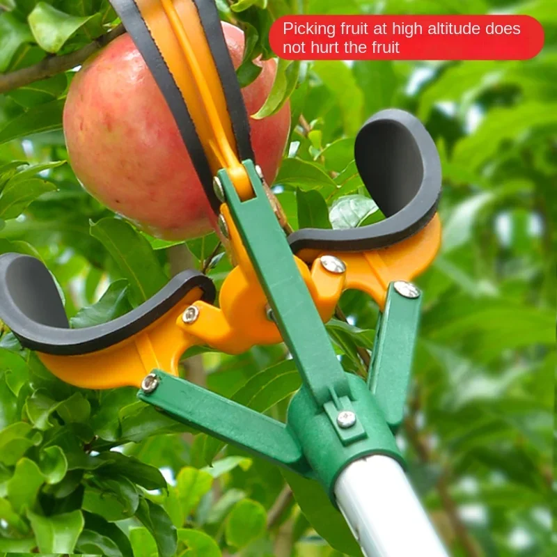 Apple Picking Tool Fruit Picking Telescopic Rod High-Altitude Claw Fruit Fruit Peach Three Scratch Picking Pear Fruit-Picking