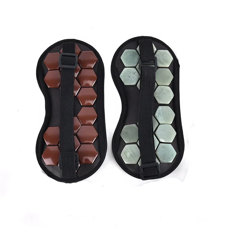 Electric Eye Mask Tourmaline Eye Care Massager Jade Stone Massage Heat Therapy Germanium Infrared Relaxation Health Instrument