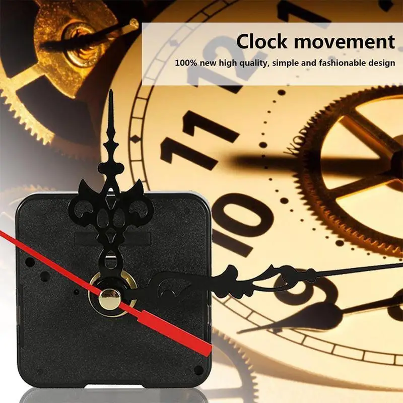 Silent Electronic Watch Movement Plastic Safety Pointer Cross Stitch Hanging Watch Movement for DIY Clock Projects