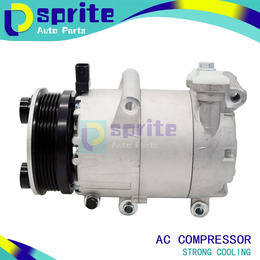Compressor de Ar Condicionado Automotivo VS16 3M5H19D649AC 3M5H19D649EC 3M5H19D649ED 6M5H19D629AB 1333040 6M5H19D629AC para Ford Focus e Volvo