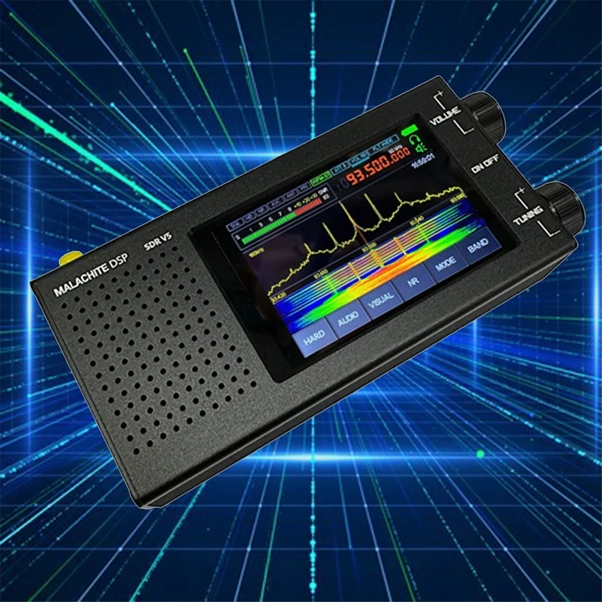 Ricevitore radio DSP SDR Malachite V5 1.10D Radio firmware Radio portatile a onde corte conveniente multifunzionale