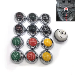 Gear Knob Hand Ball For Fiat 500 2012 2013 2014 2015 2016 2017 2018 5 6 Speed Shift Knob Lever Shifter Car Styling Accessories
