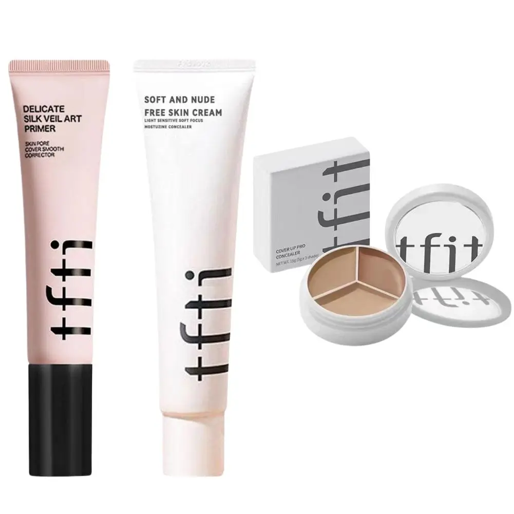 TFTJ Makeup Front Emulsion Isolation Oil Control Invisible Pores Priming Brighten Concealer Plain Face Nude Makeup Primer Makeup