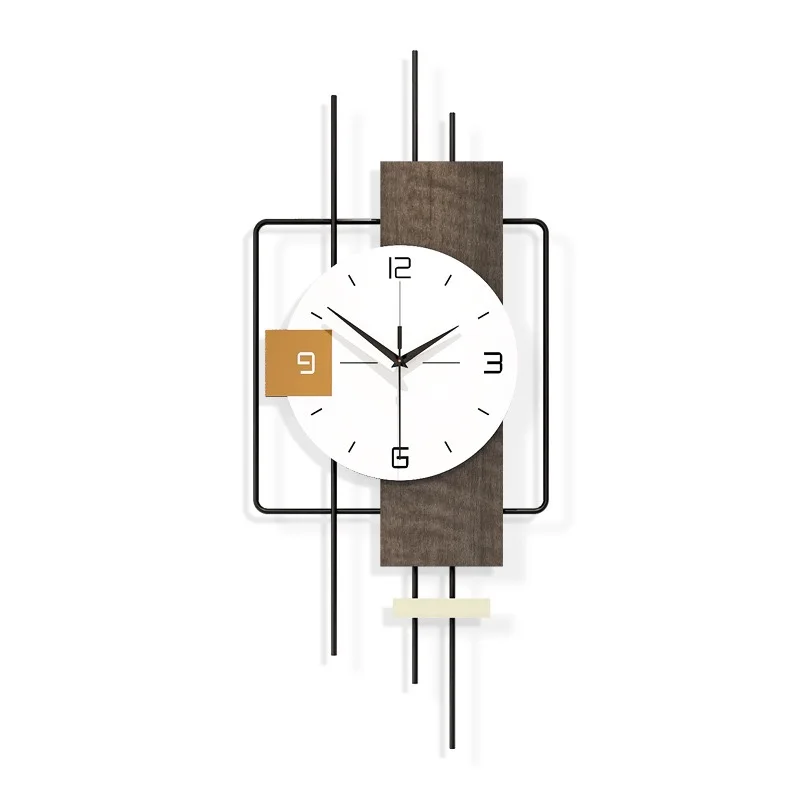 

Fashionable and Creative Wall Clock High-end Living Room Home Restaurant Decoration Clock Wall Hanging 2025 New Style Wall Clock