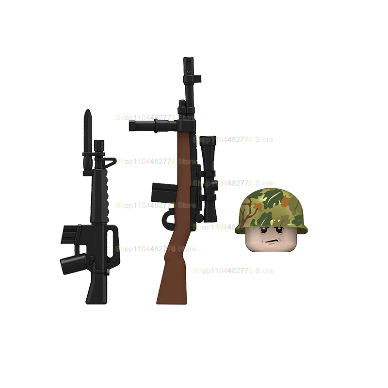 N706 N705 N704 N703 군인 세트 군사 액션 피규어 인형 블록 액세서리 어린이 장난감 크리스마스 선물