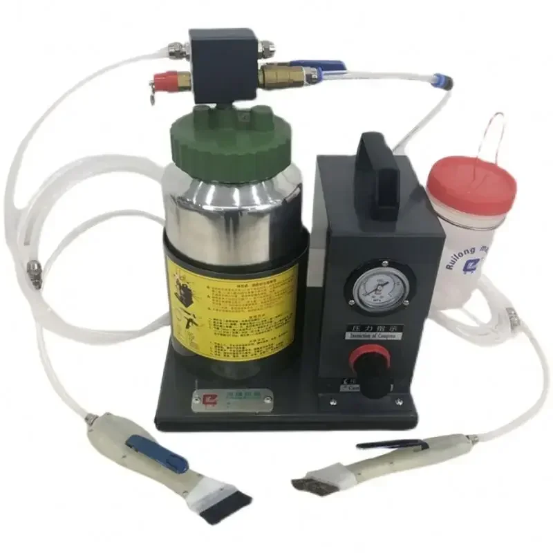 

2025/Automatic Pneumatic Double Head Glue Filling Machine Spray Machine Shoe Leather Brush Glue Machine