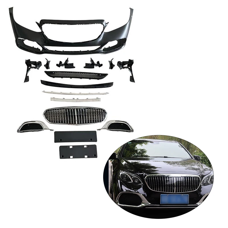 Car Front Bumper Kit 15- E class(W212) Upgrade to Maybach (W223) Front/Rear Bumper For BENZ 15-E CLASS(W212)