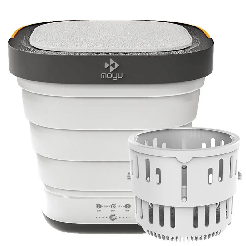 Portable Foldable Electric Washing Machine Mini Folding Automatic Clothes Washing Machine Underwear Washer and Dryer