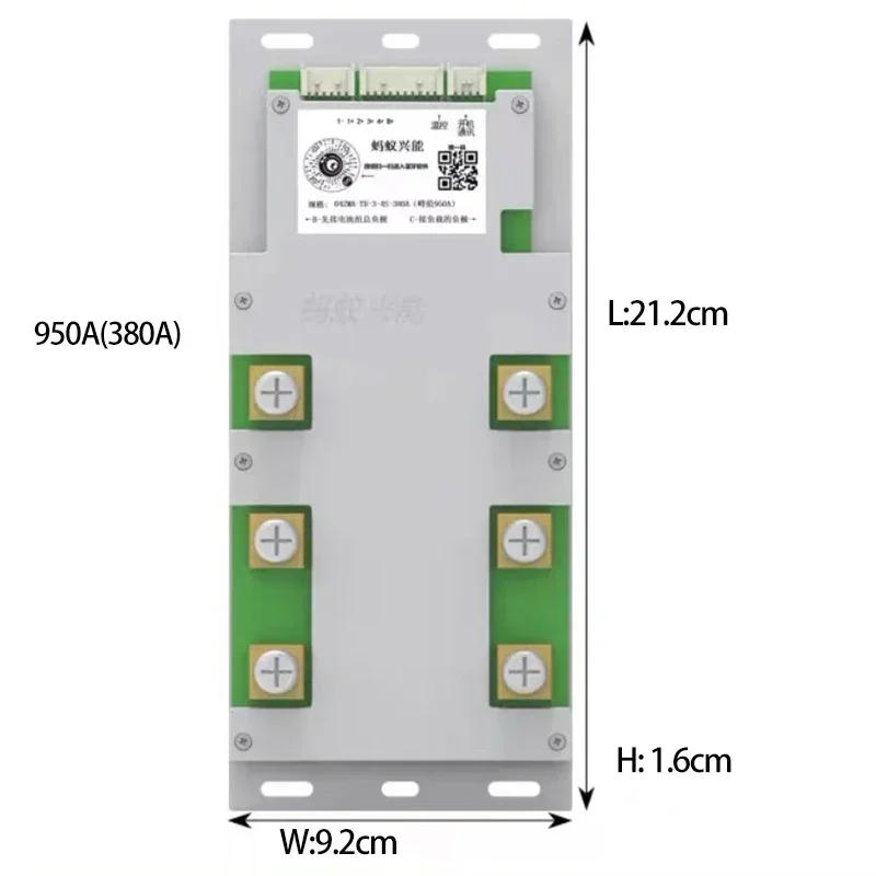 ANT BMS 3S 4S Smart BMS 275A 950A Bluetooth APP Software Continuous Current 110A LiFePo4 Li-ion LTO Battery Protection Board PCM