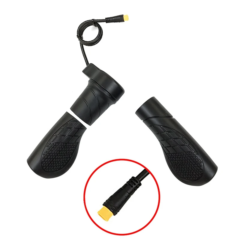 Waterproof Electric Bicycle Throttle Grip Speed Control Handle Bar For Electric Bike/Scooter/Tricycle Accessories