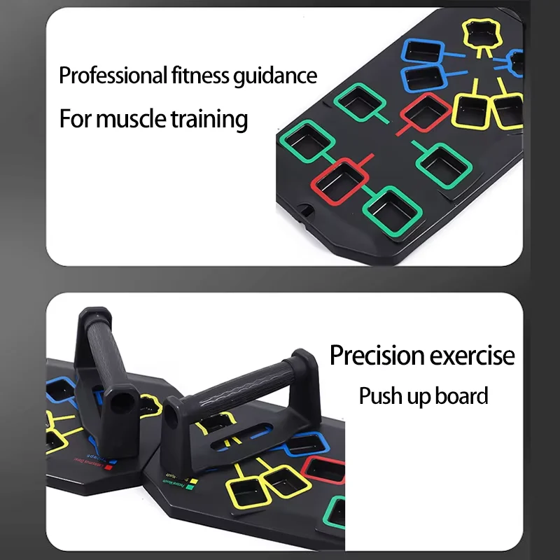 Folding Push-up Board Push-up Support Multi-Functional Floor Push Up Handle Abdominal Enhancement Support for Home Gym gallery 3